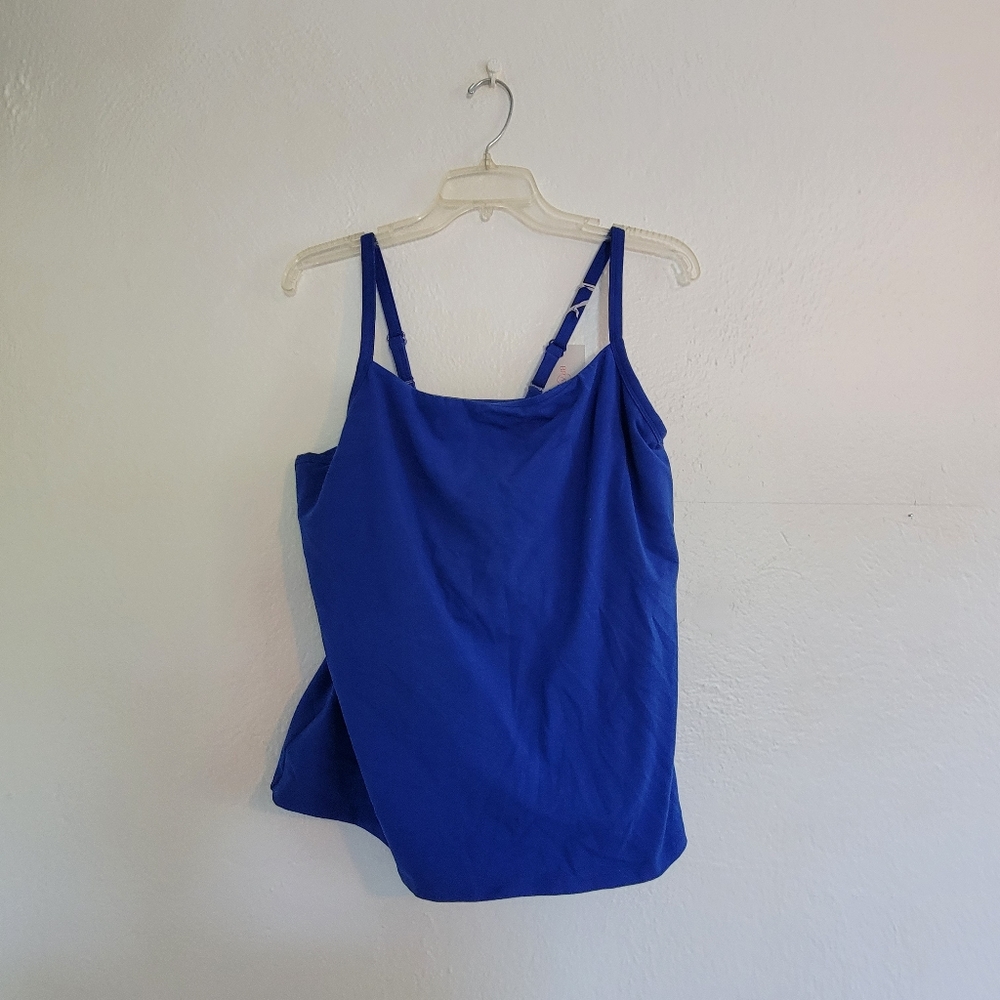 NWT Bravissimo Nonpadded Vest Top in Cobalt Blue Size 38J